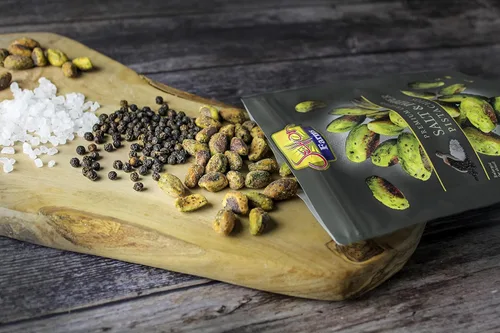 Miniatura 4 de Setton Farms Núcleos de pistacho sazonados naturalmente, sal y pimienta, pistachos sin cáscara, certificados sin OMG, sin gluten, veganos y kosher