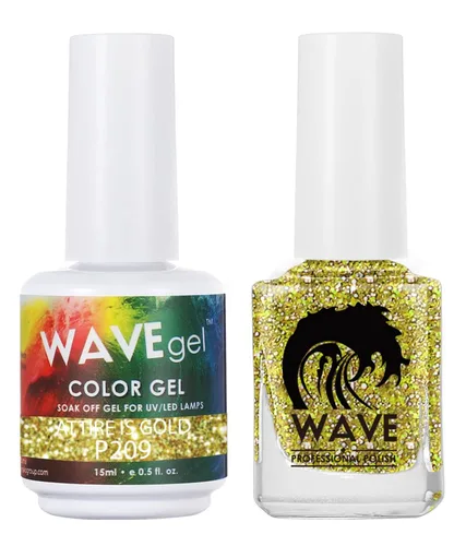 Miniatura 34 de WAVEGEL - Juego dúo de gel y esmalte de uñas a juego - Colección Simplicity - #P109 Blizzard I 0.5 onzas