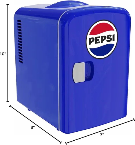 Miniatura 7 de CURTIS - Mininevera de Pepsi de 6 latas, AZUL, 4 litros