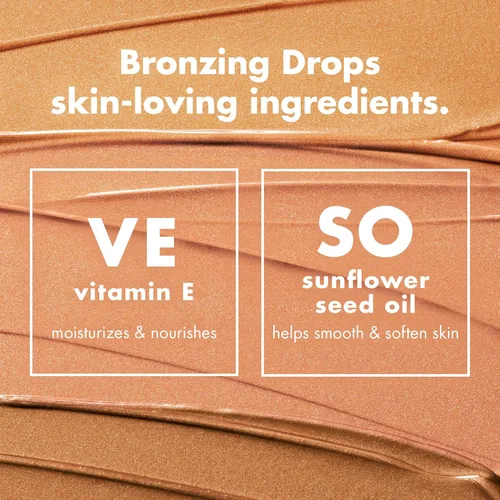 Miniatura 3 de e.l.f. SKIN - Gotas bronceadoras, bronceador líquido para rostro y piel, crea un brillo bañado por el sol, infundido con vitamina E, vegano y libre