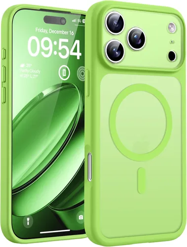 Miniatura 163 de TOCOL Funda magnética 3 en 1 para iPhone 14 Pro, mejorada [protección completa de cámara] con 2 protectores de pantalla, funda de grado militar Azul