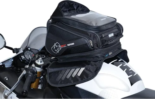 Miniatura 3 de Oxford - OL345 Bolsa de tanque negra de 30 L (motocicleta con montaje en correa S30R)