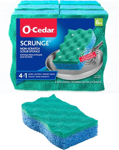 Miniatura 6 de Esponja multi-uso O-Cedar, 6 unidades, SYNCHKG036129, 6, Verde xl (Green,x-large), 1, 1