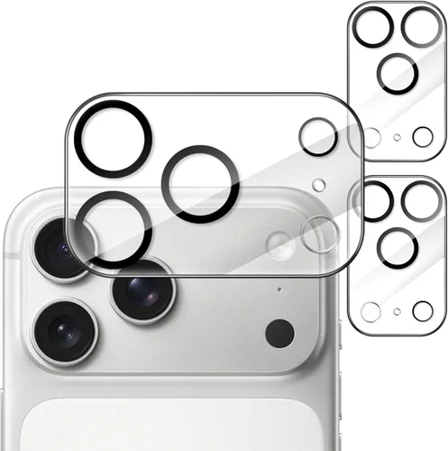 Miniatura 8 de JETech Protector de lente de cámara para iPhone 17 Pro Max de 6.9 pulgadas, vidrio templado 9H, antiarañazos, compatible con fundas, no afecta