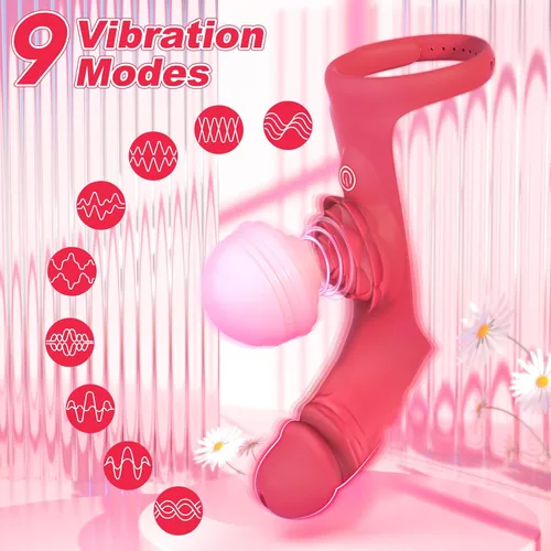 Miniatura 3 de Vibrador de dedo para adultos, juguetes sexuales - Vibrador de punto G, estimulador de clítoris, juguete de rosa con 9 potentes modos de vibración