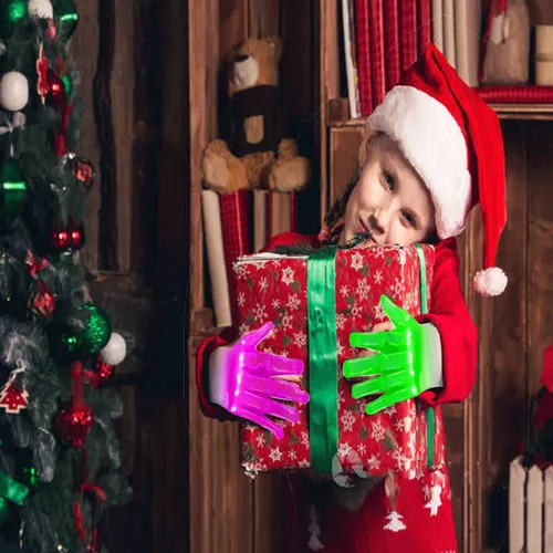Miniatura 6 de WEICHUANGXIN Light Up LED Gloves New Fun Cool Party Favor Hot Toys Cool Toys Christmas Birthday Gifts for Boys Girls