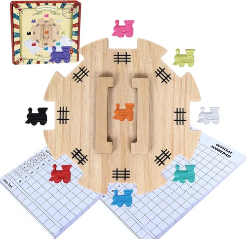 Miniatura 12 de GOTHINK Juego de Dominó Doble 6 para Adultos con Caja de Almacenamiento de Lata - 28 Fichas de Dominó de Colores con Puntos para Juegos de Mesa