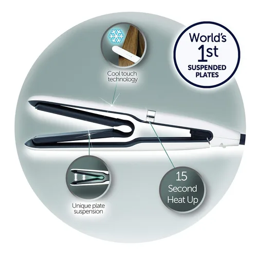 Miniatura 3 de Remington Plancha plana de 1 3/4 pulgadas, alisador de pelo con tecnología antiestática, calentamiento de 30 segundos y apagado automático de 60