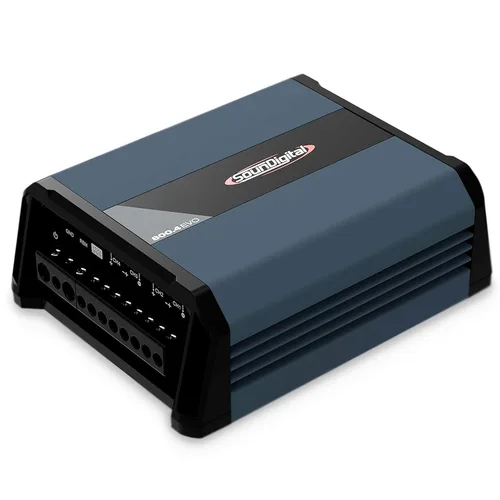 Miniatura 4 de SounDigital - Amplificador de Gama Completa para Coche 800 - 4 Canales 800 Vatios RMS 4 Ohmios - Tamaño Compacto - Calidad Profesional - Premio al
