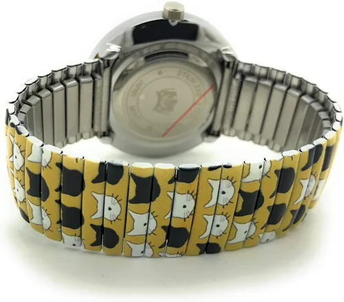 Miniatura 4 de Varsales Reloj de moda analógico de cuarzo para mujer, diseño de gatito y gato