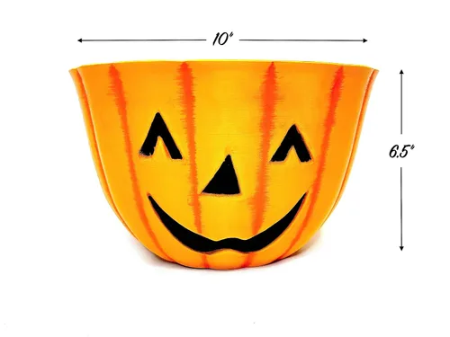 Miniatura 3 de Cesta de regalo gourmet de calabaza de Halloween de 33 piezas de chocolates artesanales, galletas, crujidos y aperitivos. Hecho a mano y perfecto