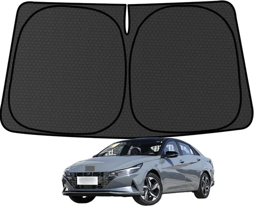 Miniatura 133 de Civic - Parasol para parabrisas Honda Civic 2022-2024 2025 (no para Honda 2022 Sport), visera frontal gruesa plegable 1:1, mantiene tu automóvil más