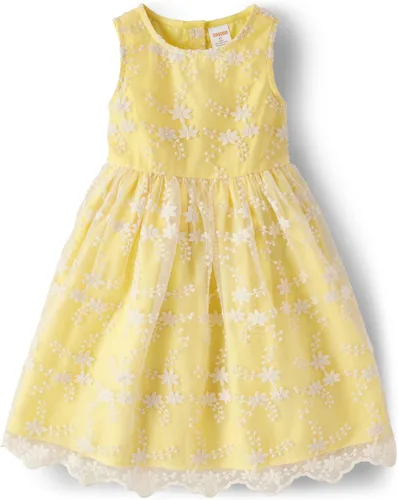 Gymboree Vestidos elegantes de manga corta para niñas y niños pequeños