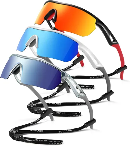Miniatura 38 de Kids Sunglasses Youth Baseball Sunglasses for Boys Girls 3-12 Polarized Softball Sports Goggles UV Protection