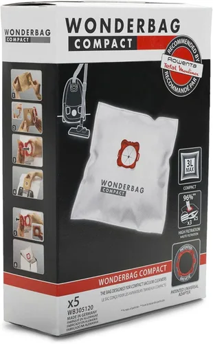 Miniatura 7 de Wonderbag WB305120 46-WB-04, papel, 3 litros, blanco