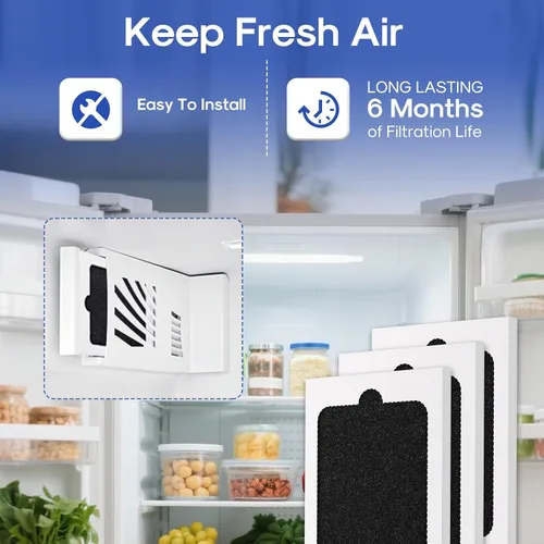 Miniatura 6 de ICEPURE AF001 Compatible con filtro de aire para refrigerador EAFCBF, Pure Air Ultra, Pure Air Ultra, PAULTRA, SCPUREAIR2PK, 242047801, 242061001