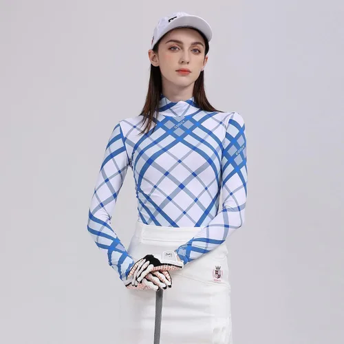 Miniatura 3 de COOUV Super-Thin Cooling Ice Silk UV Sun Protection Sports Compression Shirt Base-Layer Golf Long Sleeve ARPANSA UPF50+