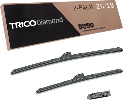 Miniatura 28 de TRICO Gold 21" + 19" Juego de 2 limpiaparabrisas de repuesto automotriz de primera calidad, limpiaparabrisas de haz para lado del pasajero