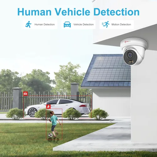 Miniatura 3 de Anpviz Cámara IP PoE de 6 MP, cámara IP de seguridad de torreta de metal completo 3K para exteriores e interiores, visión nocturna inteligente