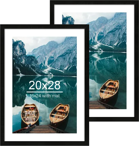 Miniatura 30 de Hongkee - Juego de 2 marcos de fotos, HK042515-MD5.5X8.5-BK(2PK)