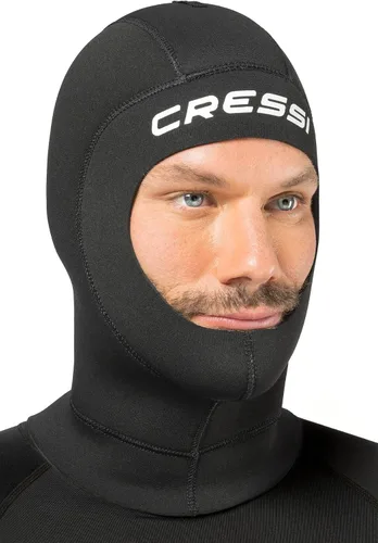 Capucha de buceo unisex de neopreno para adultos - Multiespesor 7/0.197 in - Buceo, snorkel, surf - Solo Flex: Diseñado en Italia por Cressi