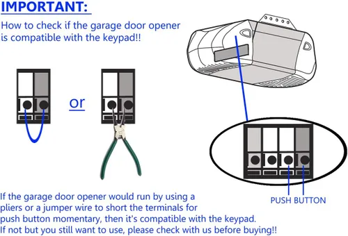 Miniatura 7 de IP68 impermeable universal 12 V 24 V DC funda de metal digital con cable para puerta de garaje, abridor de puertas y sistemas de control de acceso