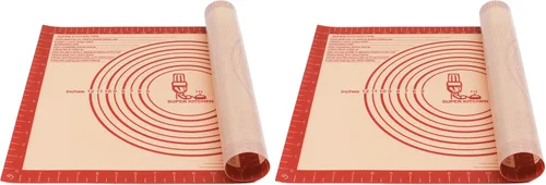Miniatura 8 de Tapete de Silicona Antiadherente para Repostería Grande con Medidas de 16'' por 20'' para Tapete de Silicona para Hornear, Mostrador, Rodillo