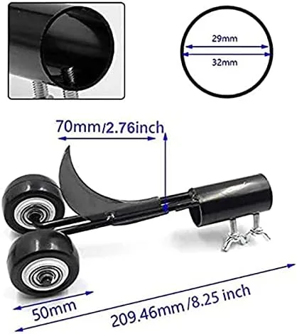 Miniatura 3 de Herramienta de eliminación de malezas, gancho de malezas, herramienta extractor de malezas para césped con ruedas, herramienta para quitar malas