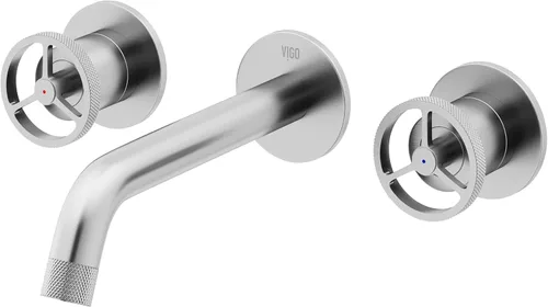 Miniatura 24 de VIGO Cass - Grifo de baño de un solo orificio de 8 pulgadas de alto en níquel cepillado VG01046BN