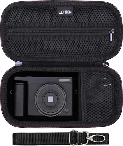 L LTGEM Estuche para Cámara Digital 4K Compatible con VJIANGER/YIGLLO/Zostuic/Duluvulu/Gavonde/XNSIAKXA/FlyFrost/SIXTARY/DUOCH Cámara 4K para