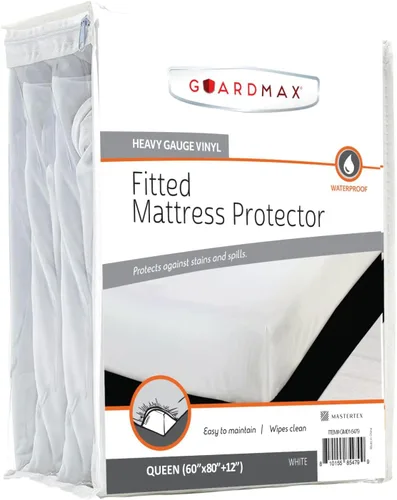 Miniatura 46 de Guardmax Jersey Knitted Sleeper Sofa Size Mattress Protector - Waterproof & Dust Mite Proof Mattress Cover with Stretchable Pockets - Soft