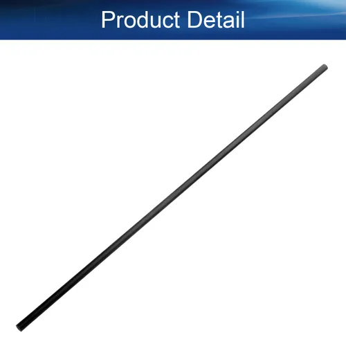 Miniatura 4 de Heyiarbeit Barra de varilla de fibra de carbono de 0.276 in para postes de soporte para RC avión mate poste 15.748 in 15.75 pulgadas 1 unids