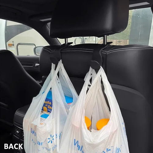 Miniatura 4 de AMVOYOA Ganchos para reposacabezas para bolsos y bolsas, colgador para reposacabezas del asiento trasero del automóvil, gancho de almacenamiento