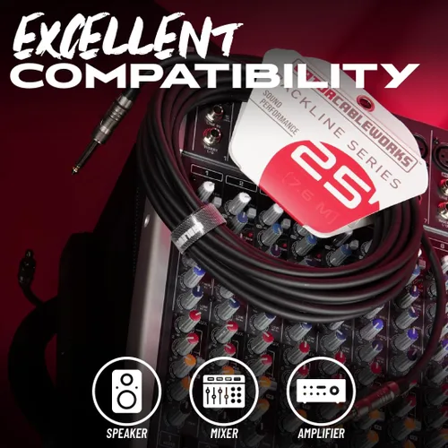 Miniatura 4 de Cableworks Por Gator Cases Backline Series Cable de altavoz TS estándar de 10 pies (GCWB-SPK-10)