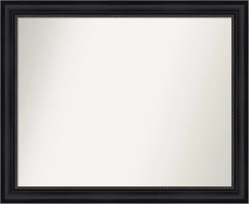 Miniatura 259 de Amanti Art Espejo personalizado, espejo de baño negro Astor, espejo de pared o espejo de tocador de baño sobre el fregadero (25 x 25 pulgadas)