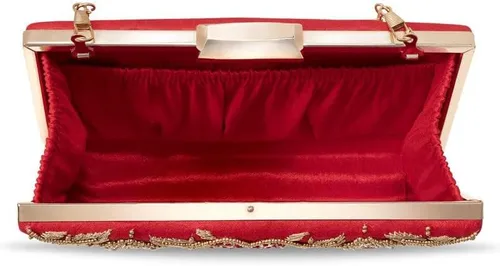 Miniatura 7 de Aheli Clutch Purses Handmade Handbags for Wedding Evening Party Bridal Gift for Women