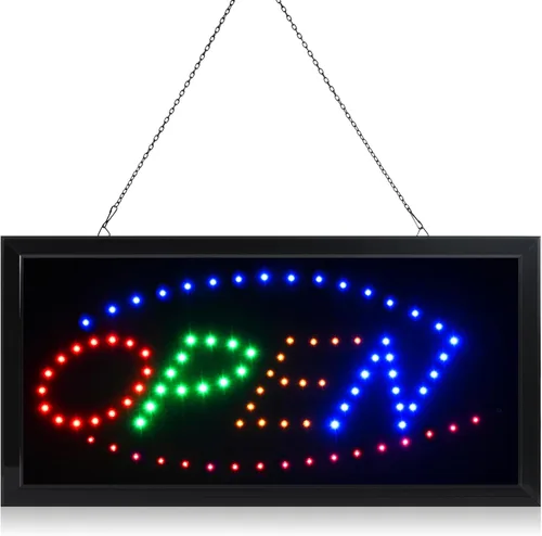 Miniatura 7 de Letrero de luz de neón LED con animación de encendido/apagado y encendido/apagado, dos interruptores para negocios (letrero de barra L02)