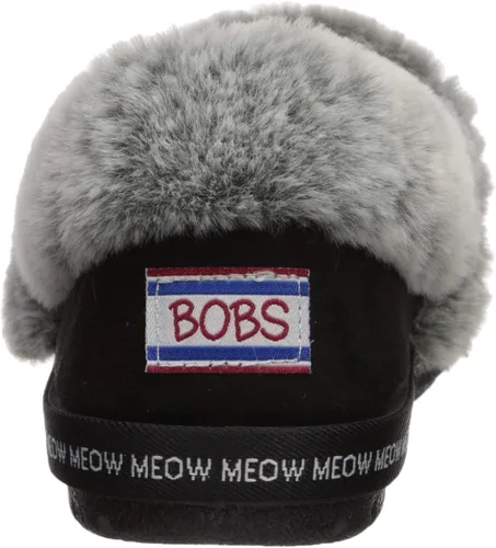Miniatura 3 de Skechers BOBS Too Cozy - Pantuflas de pijama Meow para mujer, ancho