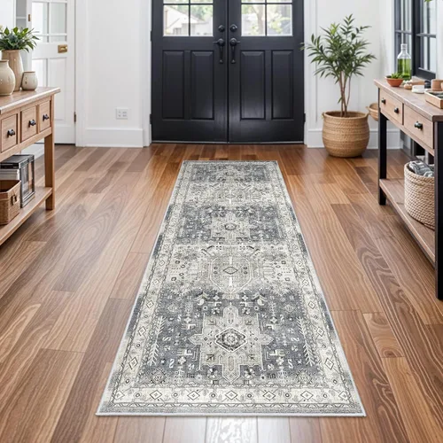 Miniatura 66 de YOUFORTONG Alfombras Corredoras de 2x10 para Pasillos, Alfombra de Cocina Suave, Alfombra Corredera Antideslizante con Respaldo de Goma para Baño