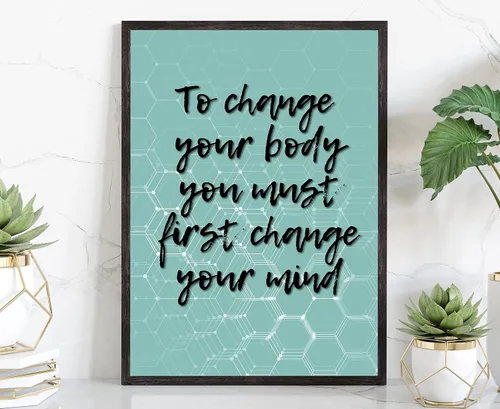 Miniatura 37 de Arte de pared con texto en inglés «Be Stronger Than Your Excuss», póster de gimnasio, impresiones de gimnasio, gimnasio en casa, decoración