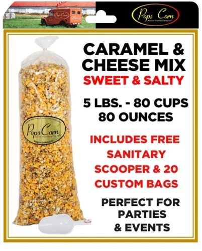 Miniatura 8 de ¡POPCORN AZUL! Gourmet Es un Niño-AL POR MAYOR/MAYORISTA -5 LIBRAS.-80 TAZAS-95 ONZAS-CUCHARA HIGIÉNICA GRATUITA Y 20 bolsas de regalo incluidas!