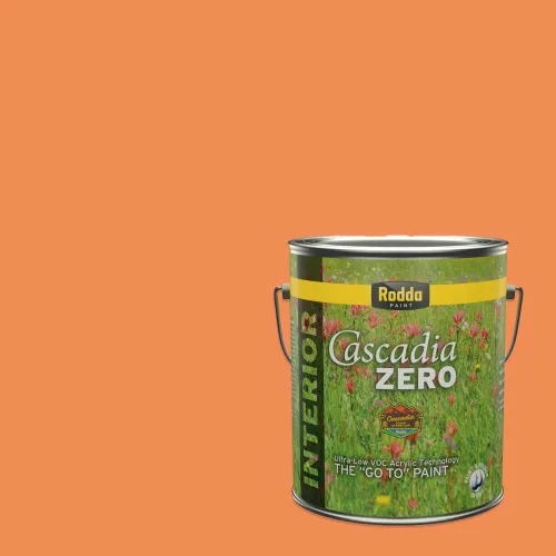Miniatura 44 de Rodda Paint CASCADIA ZERO - Pintura plana e imprimación para interiores en uno, cuarto de galón, crema de ballet