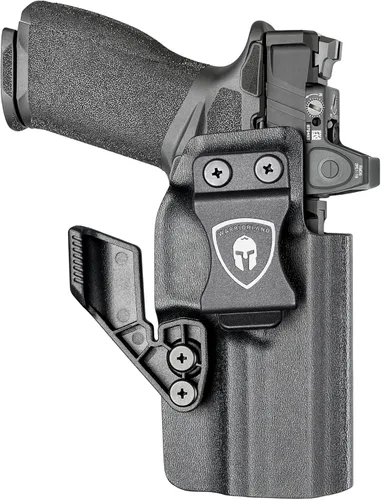 Miniatura 8 de Funda WARRIOLAND IWB de Kydex con corte óptico y garra, ajuste selecto para Glock 17/19/ 19X/ 43X/ 26/MOS, P365/P365X/ P365XL/ P320, Hellcat