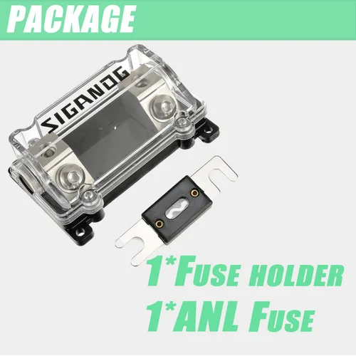 Miniatura 4 de Soporte de fusible ANL en línea calibre 0/2/4 AWG con fusible de 100 amperios