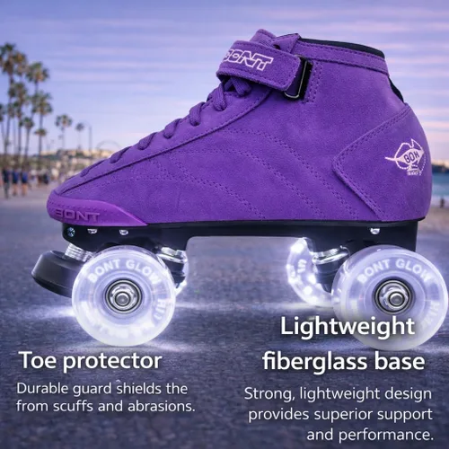 Miniatura 4 de Bont Patines Prostar Suede Profesionales Patines con Ruedas Led Luminosas - Interior y Exterior - Patines - Patines de ruedas