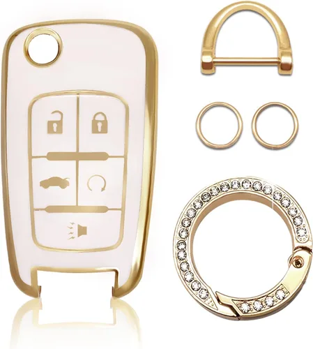 Miniatura 8 de Vrasly Compatible con funda para llavero Chevy con cordón para llavero