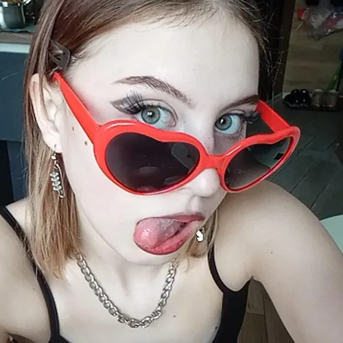 Miniatura 3 de Gafas de sol en forma de corazón para mujer, lindos lentes de corazón retro Taylor, lentes de sol Cupid UV400
