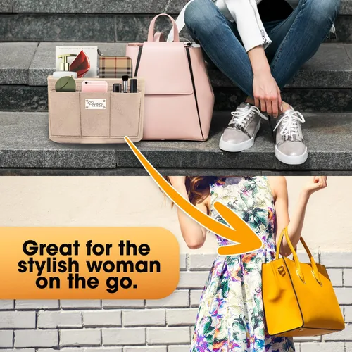 Miniatura 6 de Organizador para bolso de mano, diseño de múltiples compartimentos