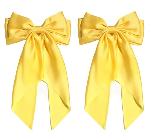 Miniatura 16 de SUSULU Pinzas para el cabello con lazo de cinta negra con cola larga, horquillas para fiestas y accesorios para mujeres y niñas, 2