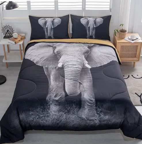 Miniatura 10 de MUSOLEI Juego de edredón de sirena para niñas, colcha de sirena con escamas arcoíris 3D, juego de ropa de cama twin duradero para niñas, juego